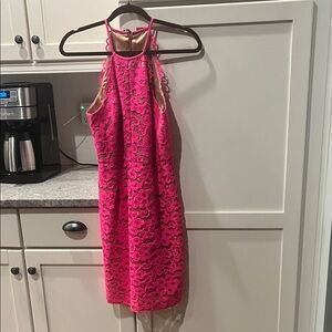Trina Turk Bland Hot Pink Dress